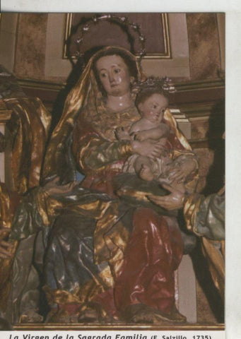 Postal 009692: Virgen de La Sagrada Familia (Salzillo),  Iglesia San Miguel de Murcia