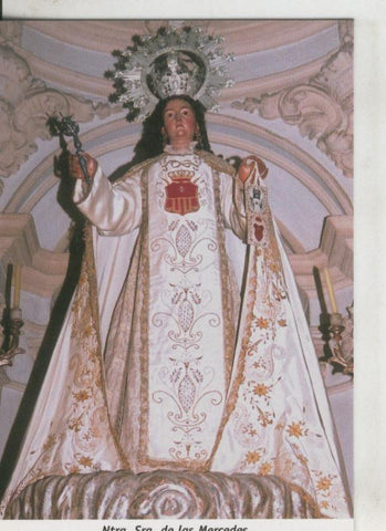 Postal 009779: Virgen Ntra Sra de las Mercedes, iglesia de la Merced de Murcia