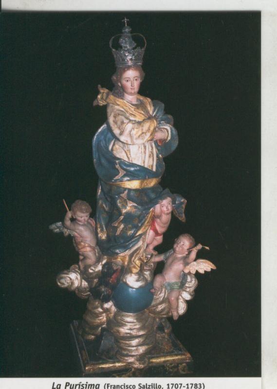 Postal 009696: Virgen La Purisima  (Salzillo), La Merced de Murcia