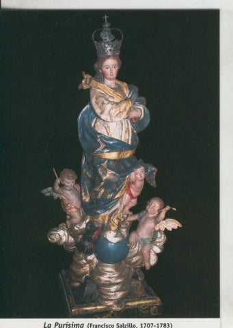 Postal 009696: Virgen La Purisima  (Salzillo), La Merced de Murcia
