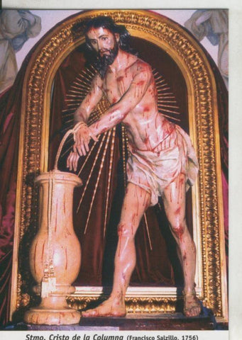 Postal 009719: Santisimo Cristo de la Columna (Salzillo), Jumilla, Murcia