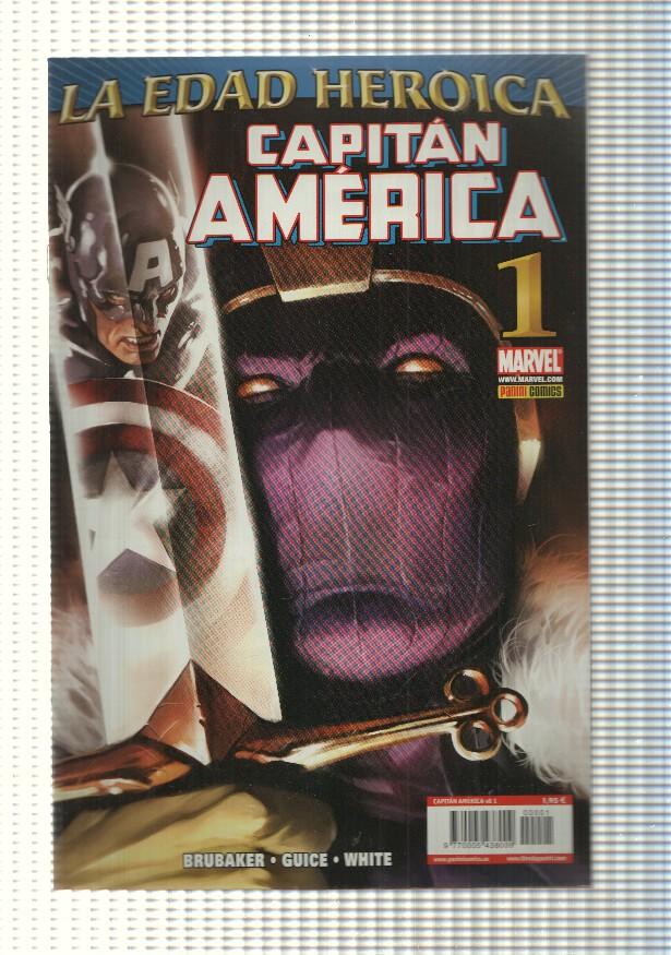 panini: comic Capitan America num 01, vol. 8, 2011 - La Edad Heroica. Sin Salida parte 1. Marvel