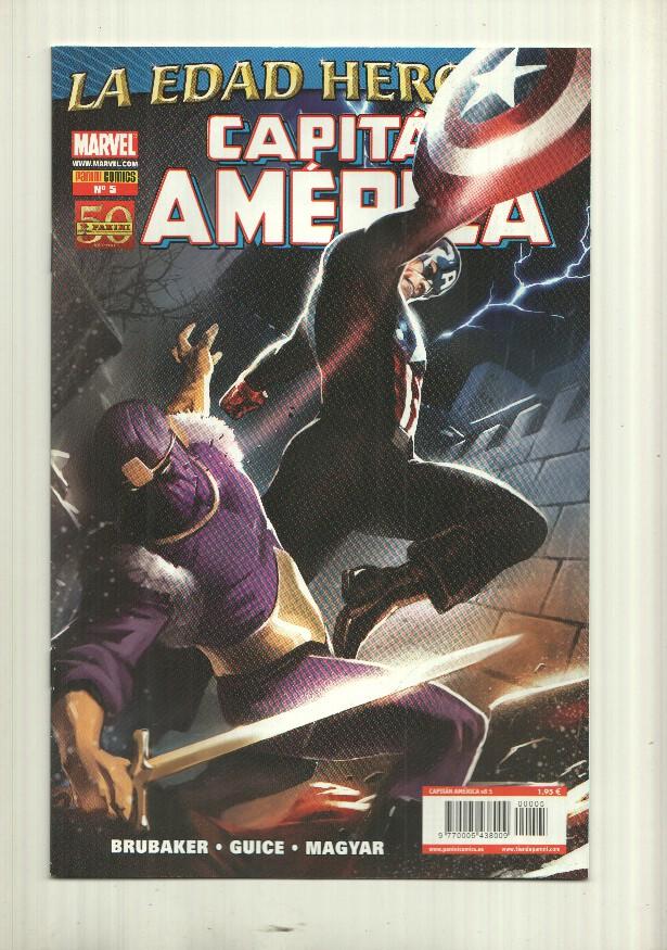 panini: comic Capitan America num 05, vol. 8, 2011 - La Edad Heroica. Sin Salida conclusion. Marvel