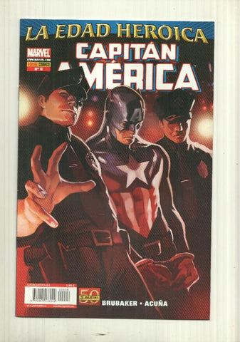 panini: comic Capitan America num 06, vol. 8, 2011 - La Edad Heroica. Sin Salida conclusion. Marvel