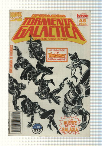 marvel, forum: Tormenta Galactica num 10 - La Guerra Kree-Shiar cap XIX - El fin del imperio. Los Vengadores