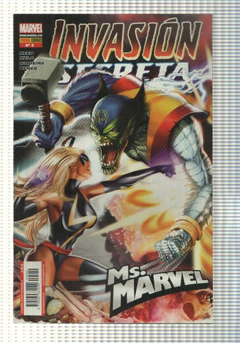 marvel: Invasion Secreta-Ms. Marvel num 02, año 1, 2009 (corresponde a Ms. Marvel vol.2 num 28, 29, 30 de la version original)