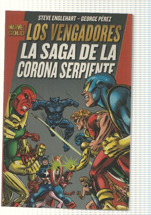 Marvel Gold: Los Vengadores: La Saga de la Corona Serpiente (contiene Avengers num 143,144,147,148 y 149)