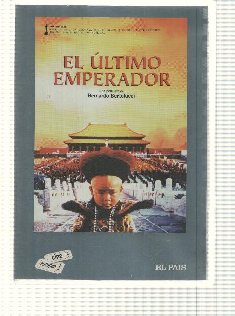 DVD pelicula (El Pais): El ultimo emperador. Una pelicula de Bernardo Bertolucci