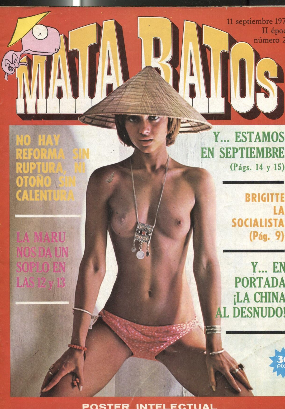 Ibero Mundial: MATA RATOS, II Epoca: numero 22: Brigitte la socialista (11.septiembre.1976)