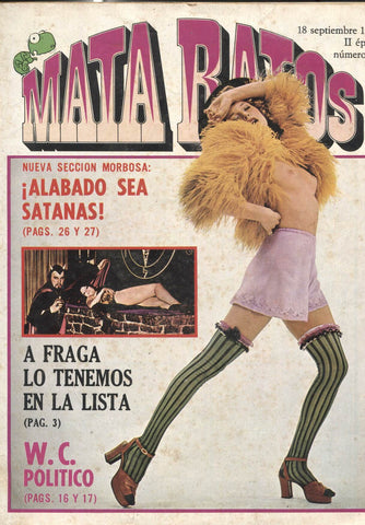 Ibero Mundial: MATA RATOS, II Epoca: numero 23:A Fraga lo tenemos en la lista (18.septiembre.1976)