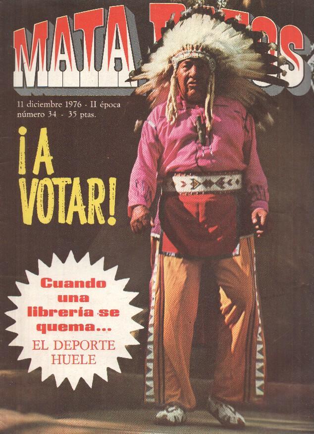 Ibero Mundial: MATA RATOS, II Epoca: Numero 34: A Votar (11 Diciembre 1976)