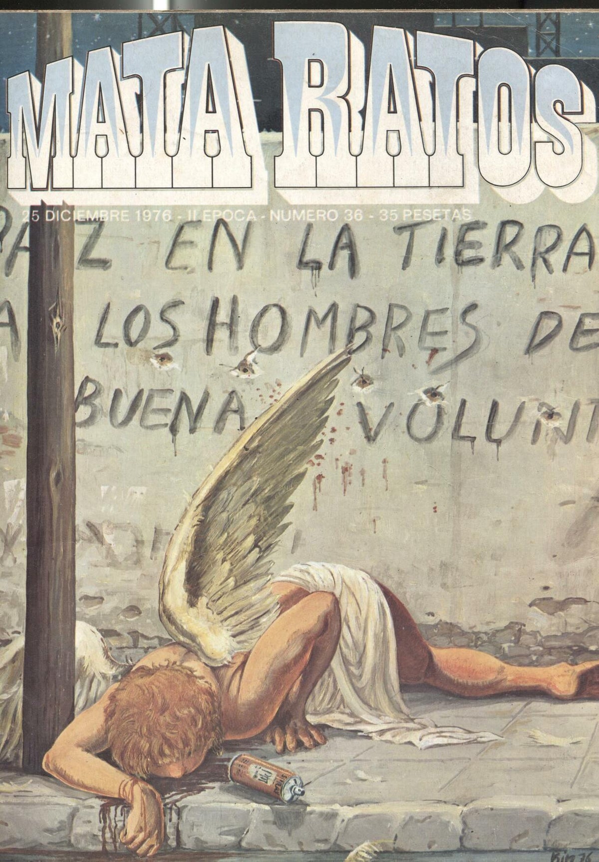 Ibero Mundial: MATA RATOS, II Epoca: Numero 36: Paz en la tierra (25 Diciembre 1976)