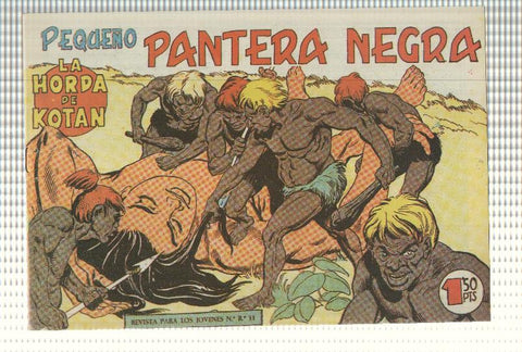 Facsimil: Pequeño Pantera Negra, numero 134: La horda de Kotan