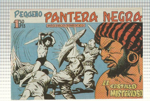 Facsimil: Pequeño Pantera Negra, numero 137: El castillo misterioso