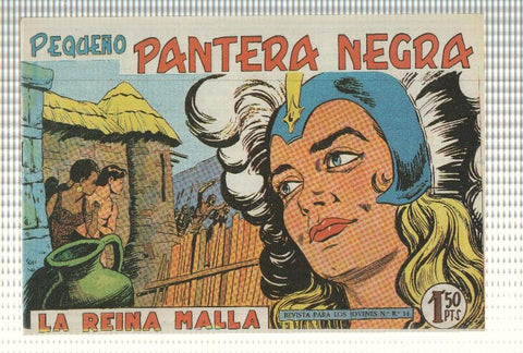 Facsimil: Pequeño Pantera Negra, numero 139: La reina Malla