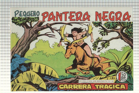 Facsimil: Pequeño Pantera Negra, numero 183: Carrera tragica