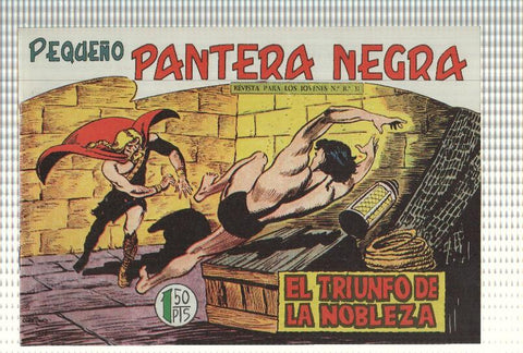 Facsimil: Pequeño Pantera Negra, numero 188: El triunfo de la nobleza