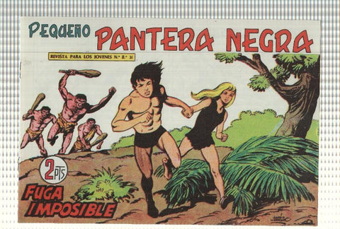 Facsimil: Pequeño Pantera Negra, numero 201: Fuga imposible