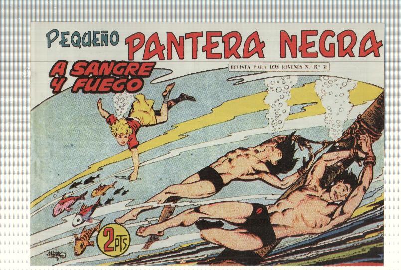 Facsimil: Pequeño Pantera Negra, numero 207: A sangre y fuego