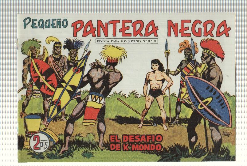 Facsimil: Pequeño Pantera Negra, numero 213: El desafio de K'Mondo