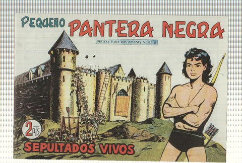 Facsimil: Pequeño Pantera Negra, numero 228: Sepultados vivos