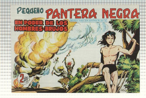Facsimil: Pequeño Pantera Negra, numero 232: En poder de los hombres brujos