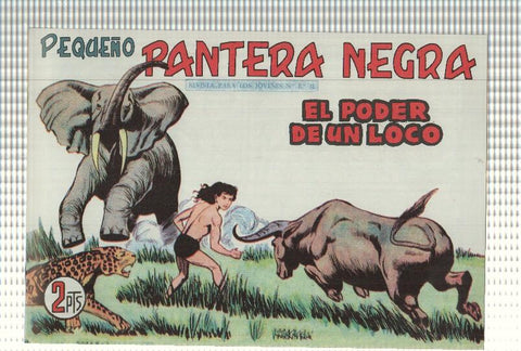 Facsimil: Pequeño Pantera Negra, numero 254: El poder de un loco