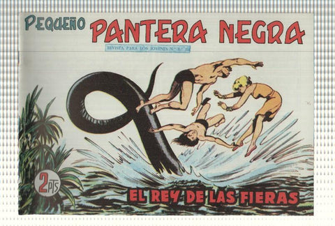 Facsimil: Pequeño Pantera Negra, numero 255: El rey de las fieras