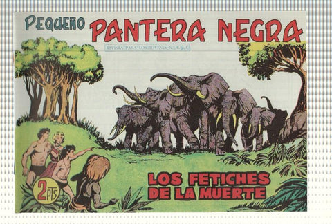 Facsimil: Pequeño Pantera Negra, numero 256: Los fetiches de la muerte