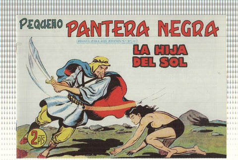 Facsimil: Pequeño Pantera Negra, numero 260: La hija del sol