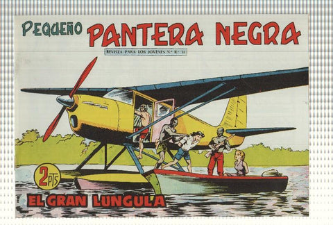 Facsimil: Pequeño Pantera Negra, numero 289: El gran Lungula