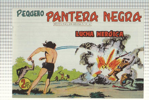 Facsimil: Pequeño Pantera Negra, numero 292: Lucha heroica
