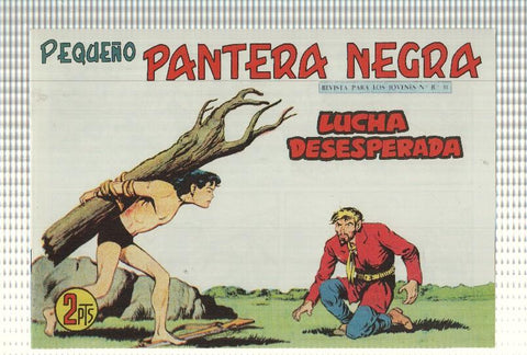 Facsimil: Pequeño Pantera Negra, numero 297: Lucha desesperada