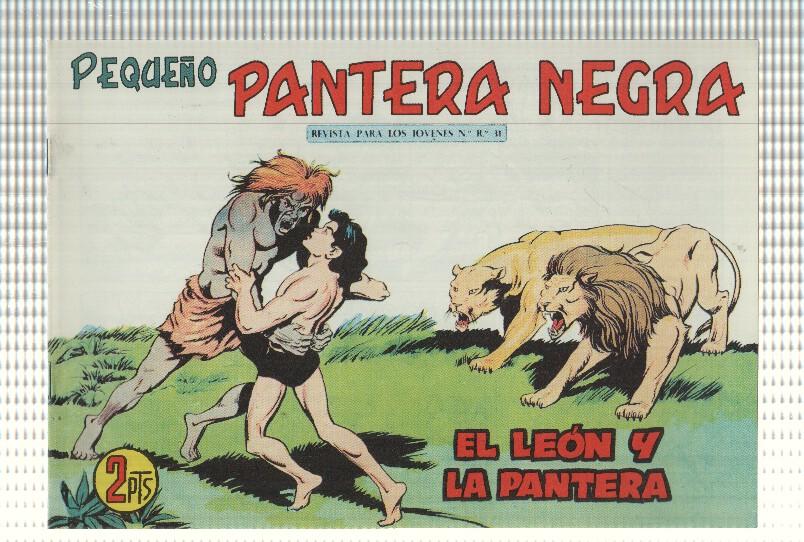 Facsimil: Pequeño Pantera Negra, numero 300: El leon y la pantera
