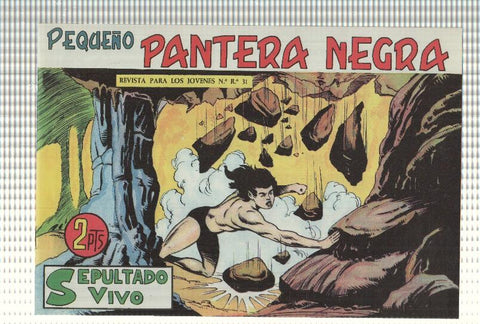 Facsimil: Pequeño Pantera Negra, numero 324: Sepultado vivo