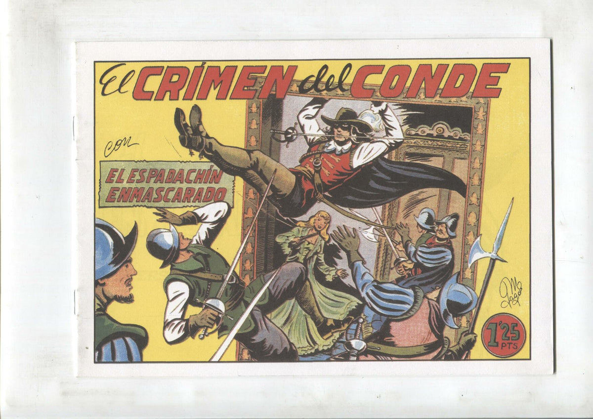 Facsimil: El Espadachin Enmascarado numero 3: El crimen del conde