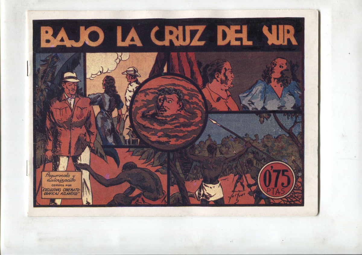 Facsimil: Bajo la cruz del sur (dibujos de Grau)
