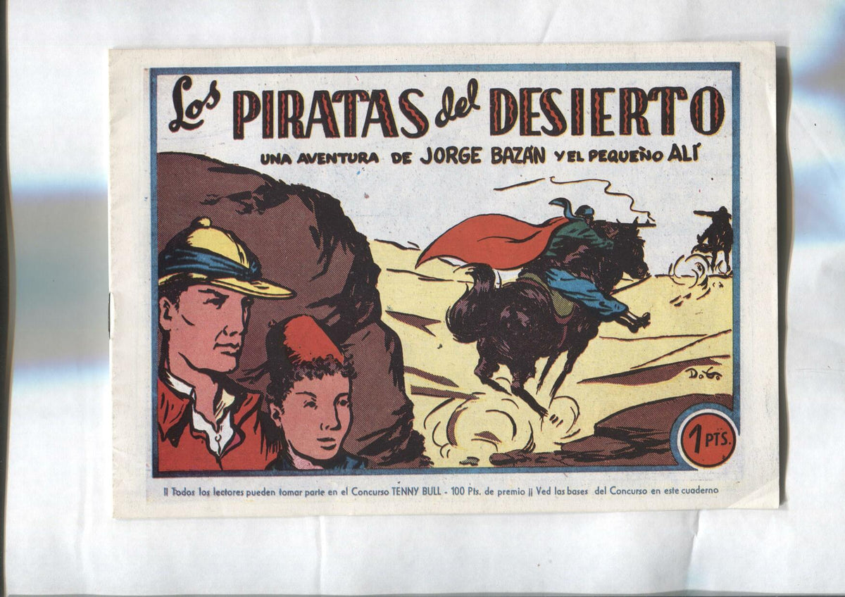 Facsimil: Jorge Bazan y el pequeño Ali: Los piratas del desierto