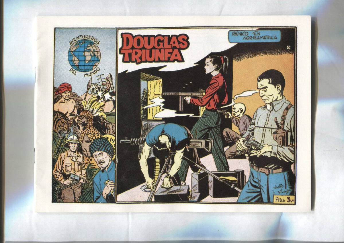 Facsimil: El Aventurero del Mundo numero 8: Panico en Norteamerica: Douglas triunfa