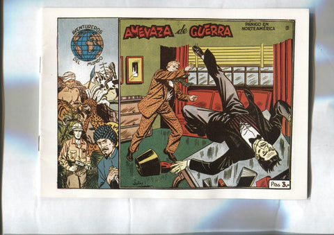 Facsimil: El Aventurero del Mundo numero 7: Panico en Norteamerica: Amenaza de guerra