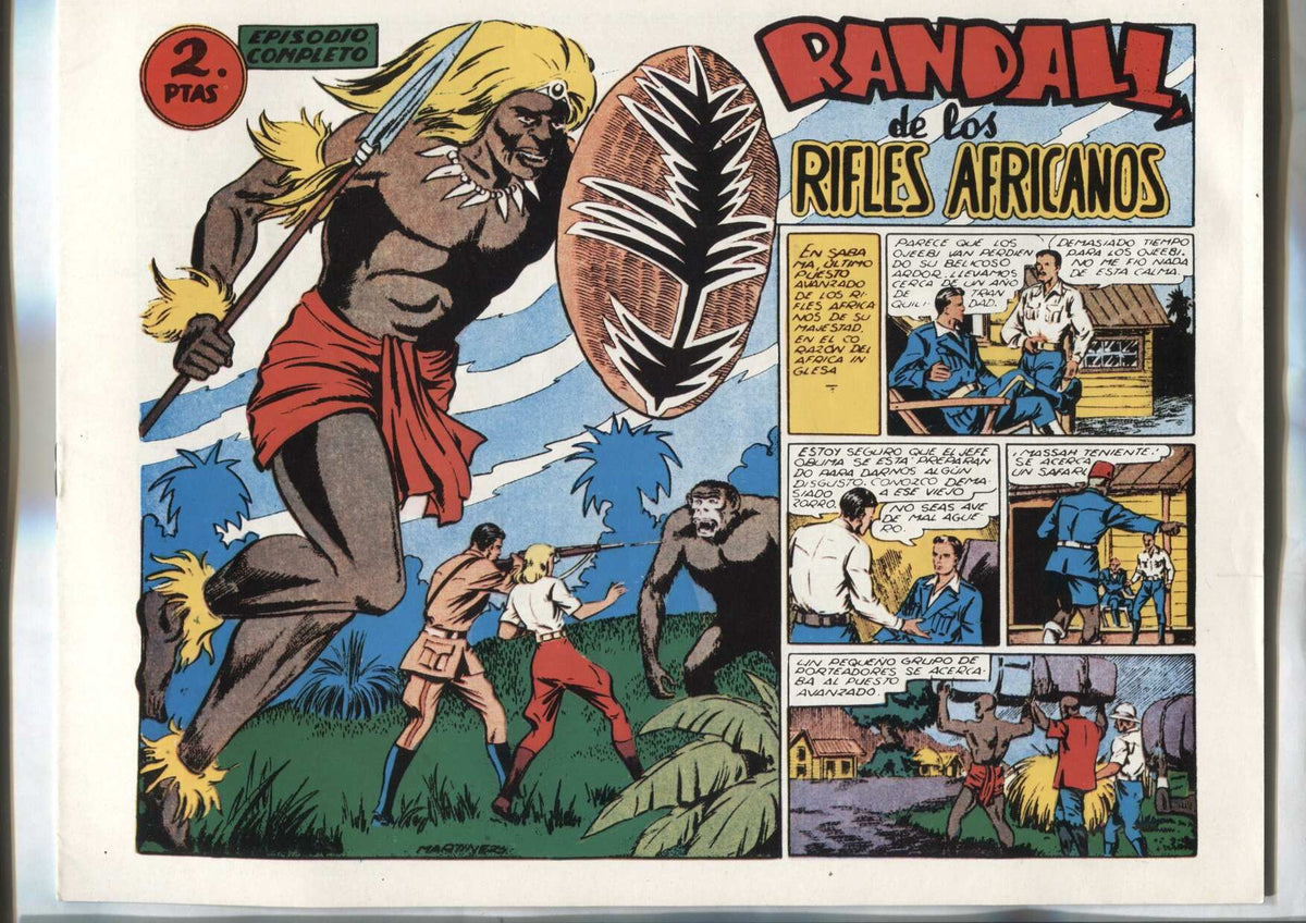 Facsimil: Coleccion Gigante: Randall de los rifles africanos