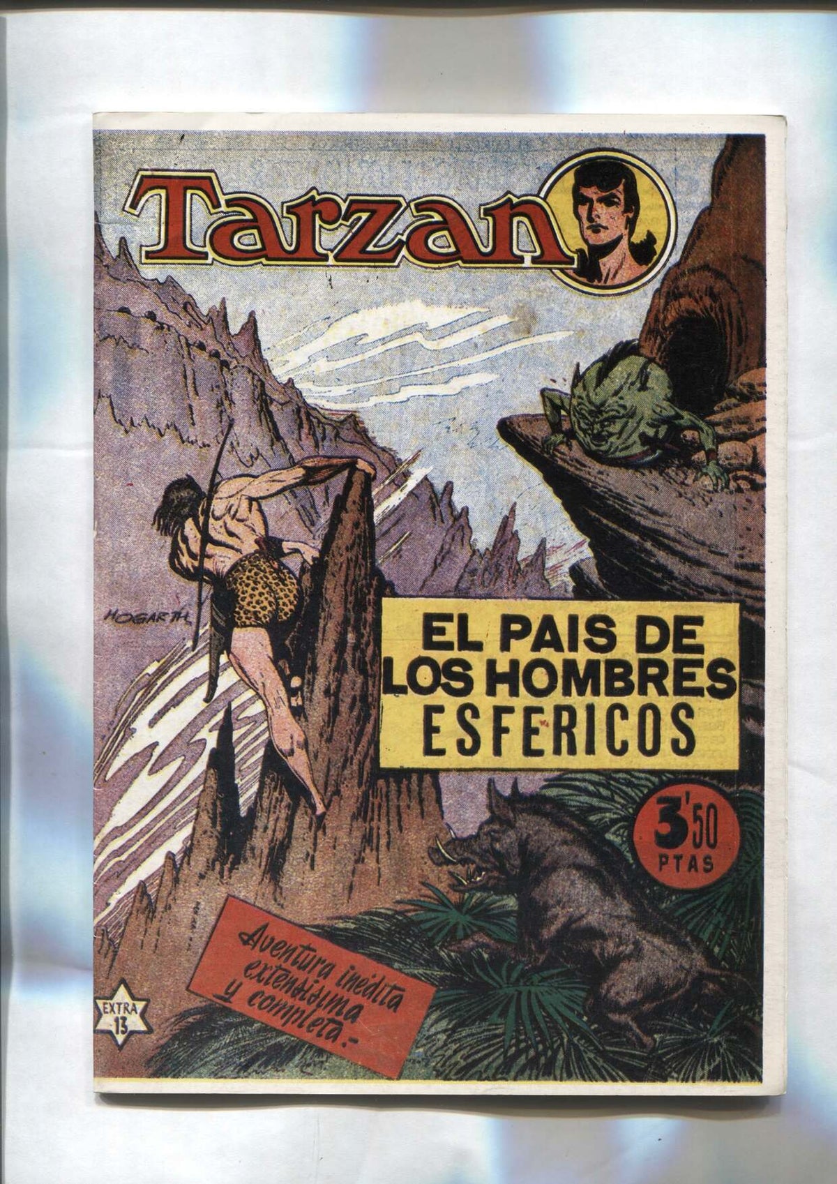 Facsimil: Tarzan: El pais de los hombres esfericos