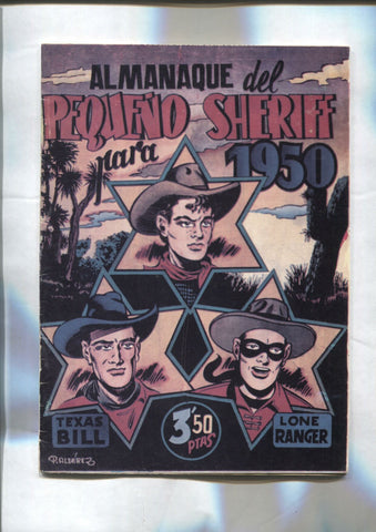 Facsimil: El Pequeño Sheriff almanaque para 1950: El muerto vivo