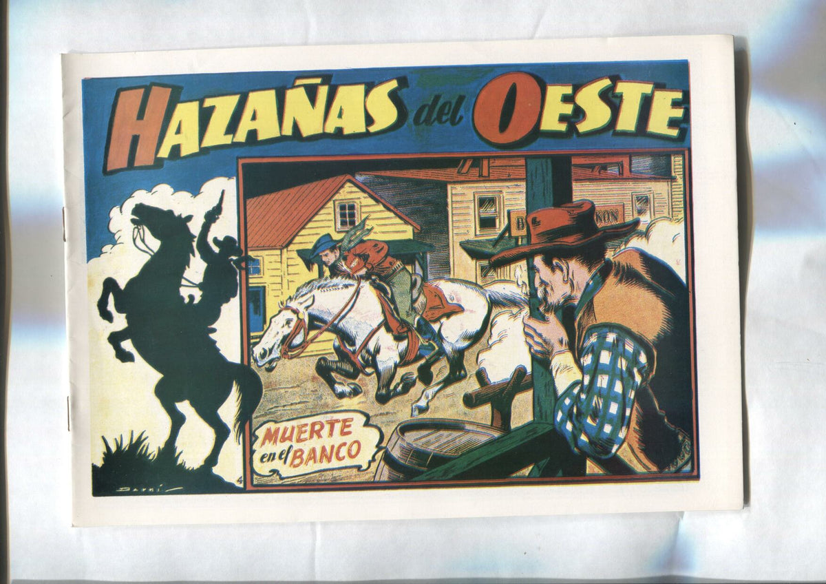 Facsimil: Hazañas del oeste de Toray numero 04: Muerte en el banco (dibujos de Darnis)