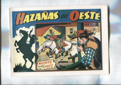 Facsimil: Hazañas del oeste de Toray numero 04: Muerte en el banco (dibujos de Darnis)