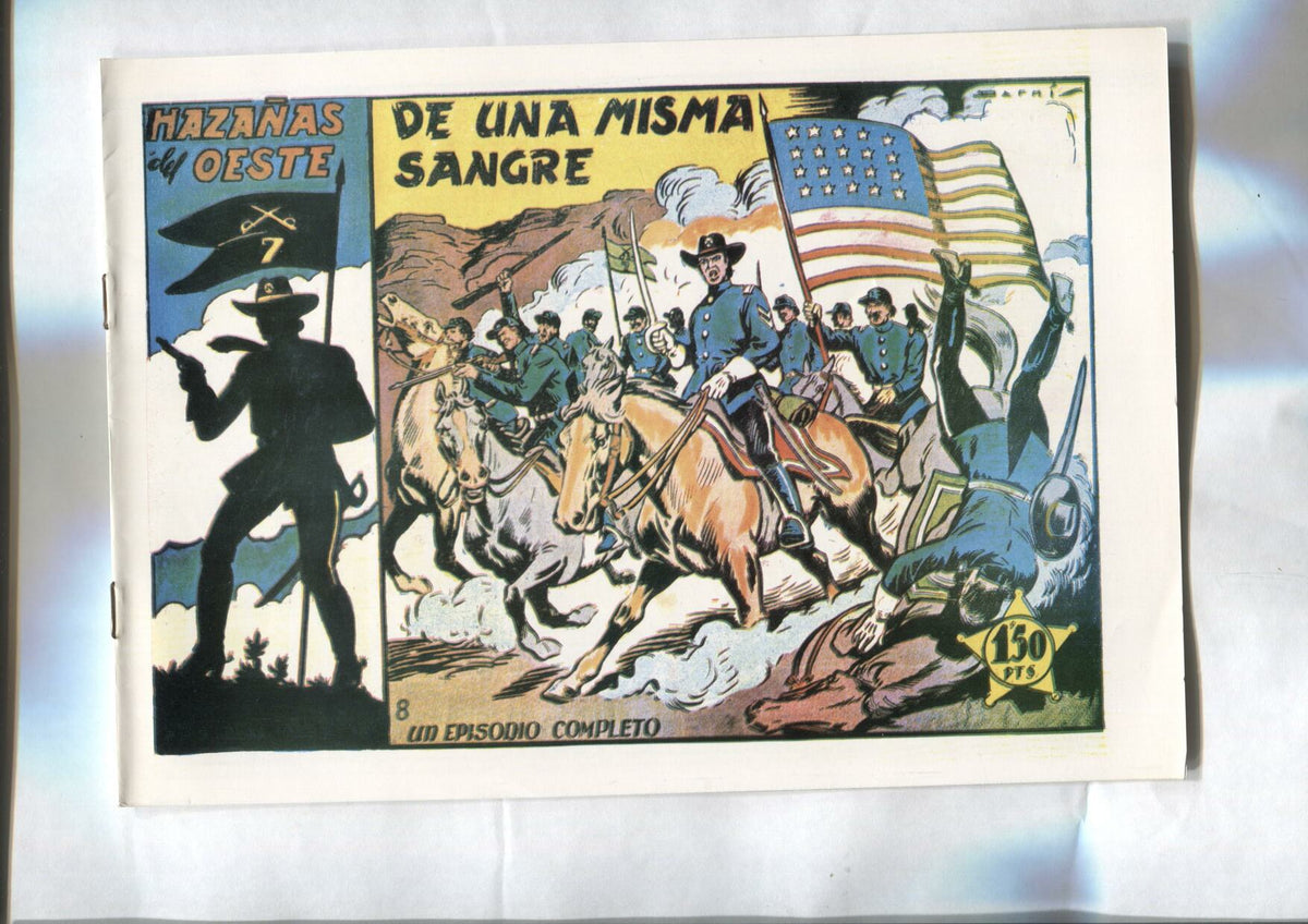Facsimil: Hazañas del oeste de Toray numero 08: De una misma sangre (dibujos de Darnis)