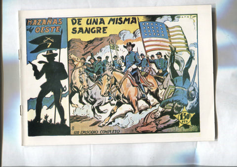Facsimil: Hazañas del oeste de Toray numero 08: De una misma sangre (dibujos de Darnis)