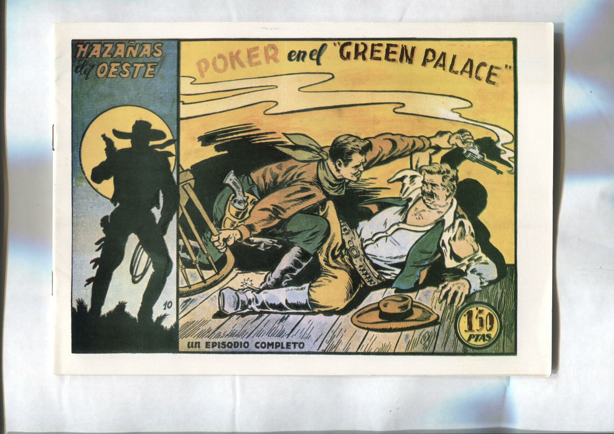 Facsimil: Hazañas del oeste de Toray numero 10: Poker en el Green Palace (dibujos de Darnis)