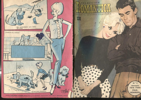 Romantica numero 002: algun dibujo ha sido coloreado por dueño original