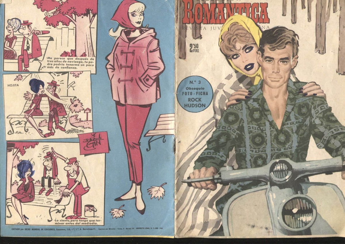 Romantica numero 003: algun dibujo ha sido coloreado por dueño original